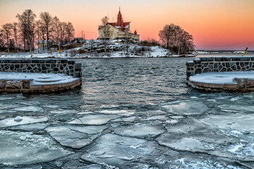 Luoto island outside the south harbour of Helsinki 
