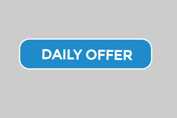 daily offer button vectors.sign label speech bubble daily offer
