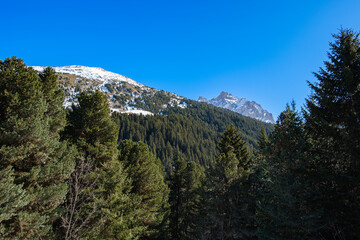 Fototapeta na wymiar Aiguille du Fruit, Vanoise national park in French Alps