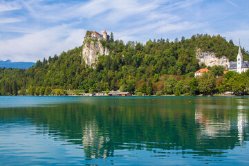 view of Bled lake
