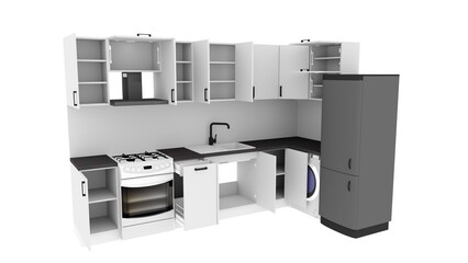 Modern kitchen cabinet design ideas.