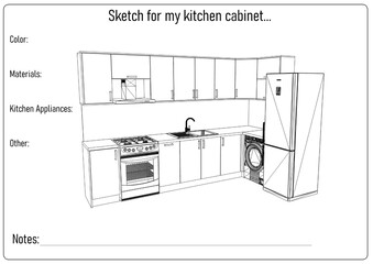 Modern kitchen cabinet design ideas.