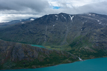 Wild landscape of Jotunheimen National Park,  Norway
