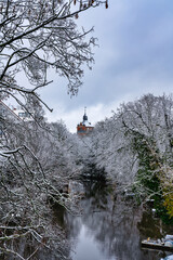 Braunschweiger Wasserturm im Winter