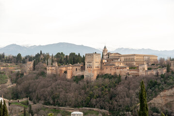 Fototapeta na wymiar Alhambra, Granda, Andalusia, Spain