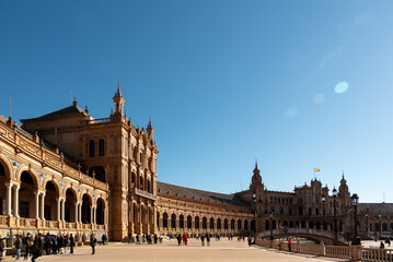 Plaza de España, Sevilla, Andalusia, Spain