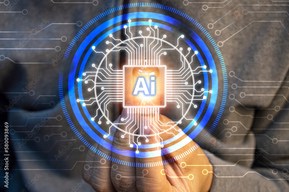 Poster the concept of developing ai to be able to do what humans want, analyzing, predicting, answering que