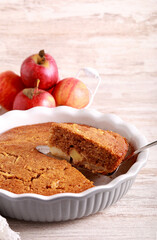 Whole wheat apple cake