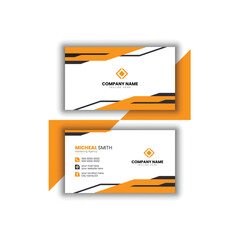 Creative and modern business card,Vector template