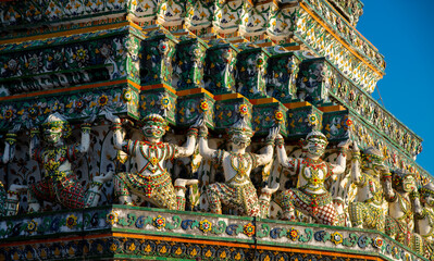Obraz premium Temple of Dawn Bangkok Thailand