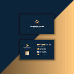 Creative and modern business card,Vector template