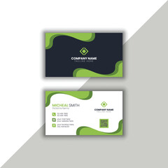 Creative and modern business card,Vector template