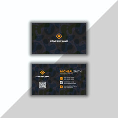 Creative and modern business card,Vector template