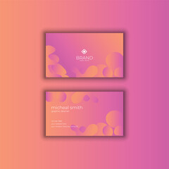 Creative and modern business card,Vector template