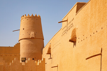 Al Masmak fort - obrazy, fototapety, plakaty