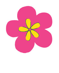 Mouse Head Daisy flowers SVG – Summer Floral Decor cut files for cricut ,  printable. Vector graphics