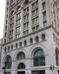 Fototapeta na wymiar Immeuble dans downtown Boston Massachussetts. USA