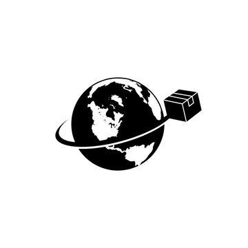 recommend clip art: Worldwide shipping icon isolated on transparent background