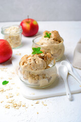 Cinnamon Apple Ice Cream, Apple Pie Flavor Dessert