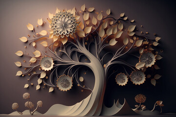 background with ornament