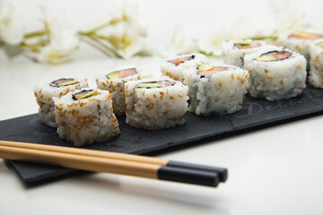 Japanese cuisine: The sushi platter