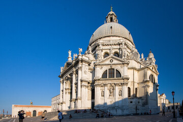 Fototapeta premium Basilica of Santa Maria della Salute.Venice,Italy.