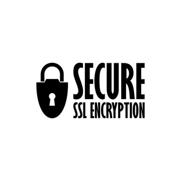 SSL secure https connection icon isolated on transparent background