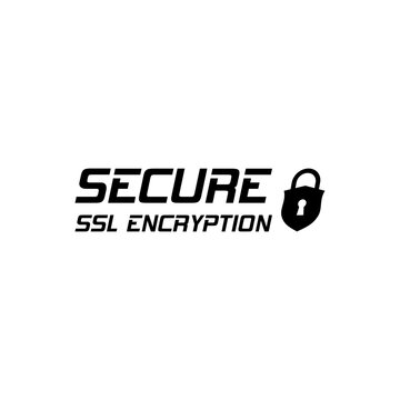 SSL secure https connection icon isolated on transparent background