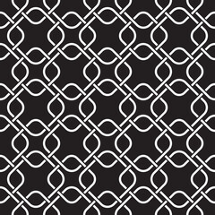 Fototapeta premium Vector seamless texture. Modern geometric background. Lattice with squares .