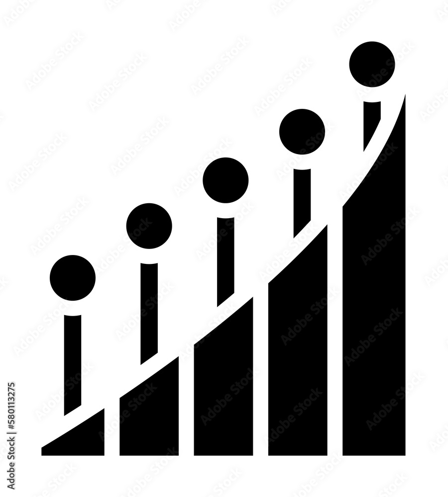 Poster chart diagram icon. simple business performance icons for ui and ux, website or mobile application o