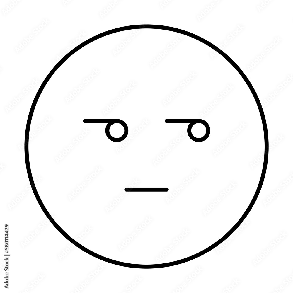 Aufkleber winking, emotions icon. simple line, outline expression of mood icons for ui and ux, website or mobi