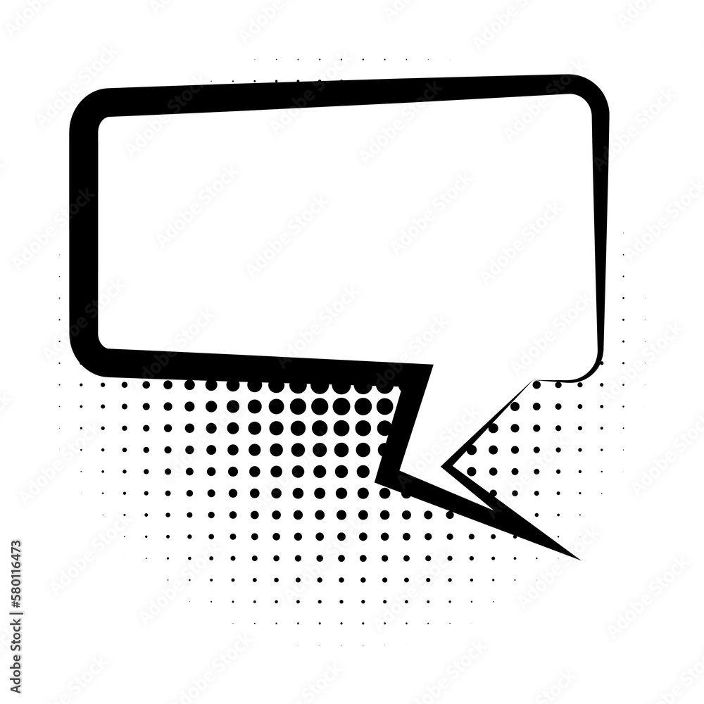 Poster pop art, speech bubble icon. element of speech bubble pop art style icon. signs and symbols collecti