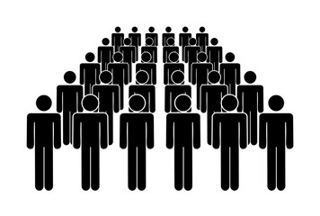 people, rank, group icon. Element of a group of people icon. Premium quality graphic design icon. Signs and symbols collection icon for websites, web design on white background