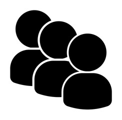 people, three avatars icon. Element of a group of people icon. Premium quality graphic design icon. Signs and symbols collection icon for websites, web design on white background