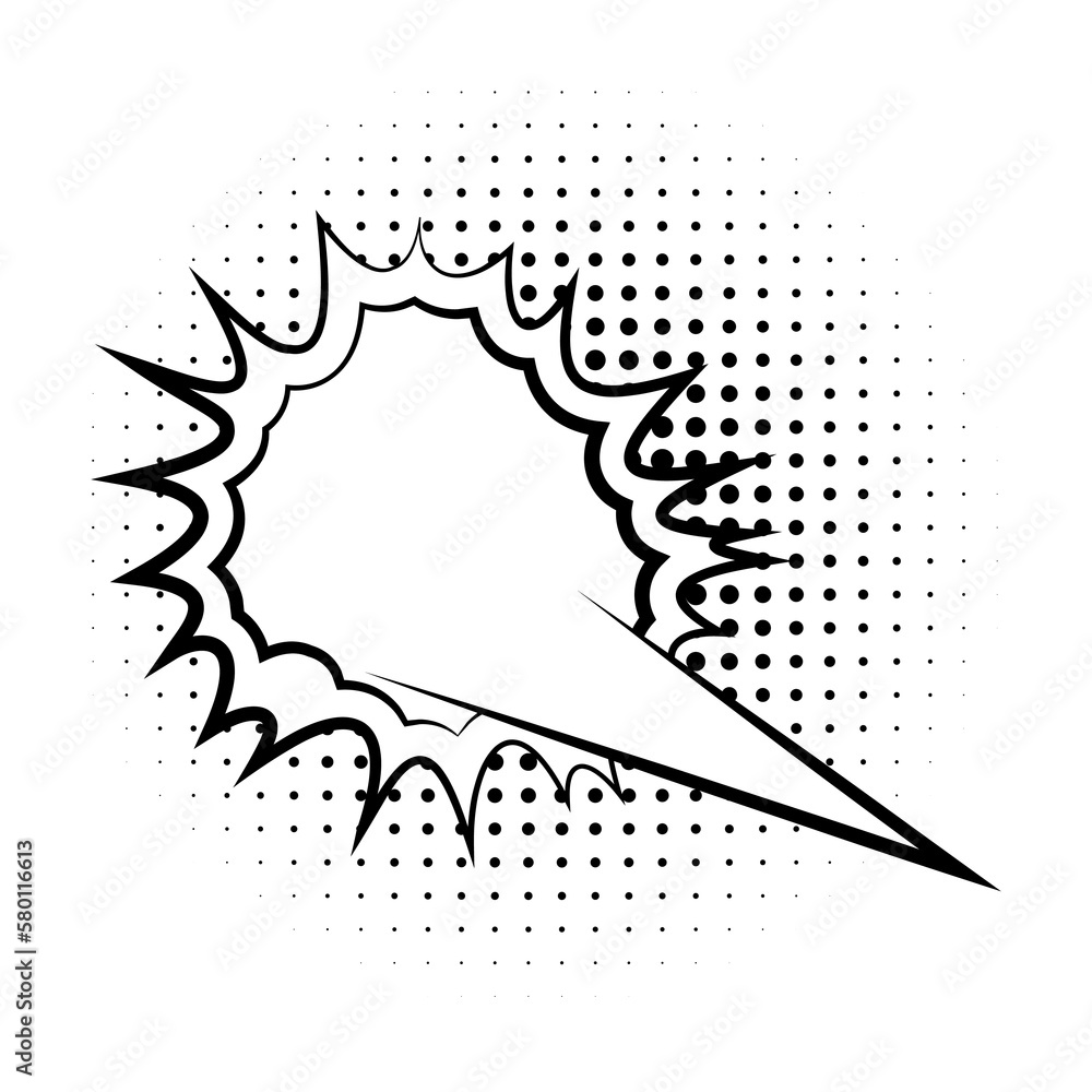 Poster pop art, speech bubble icon. element of speech bubble pop art style icon. signs and symbols collecti