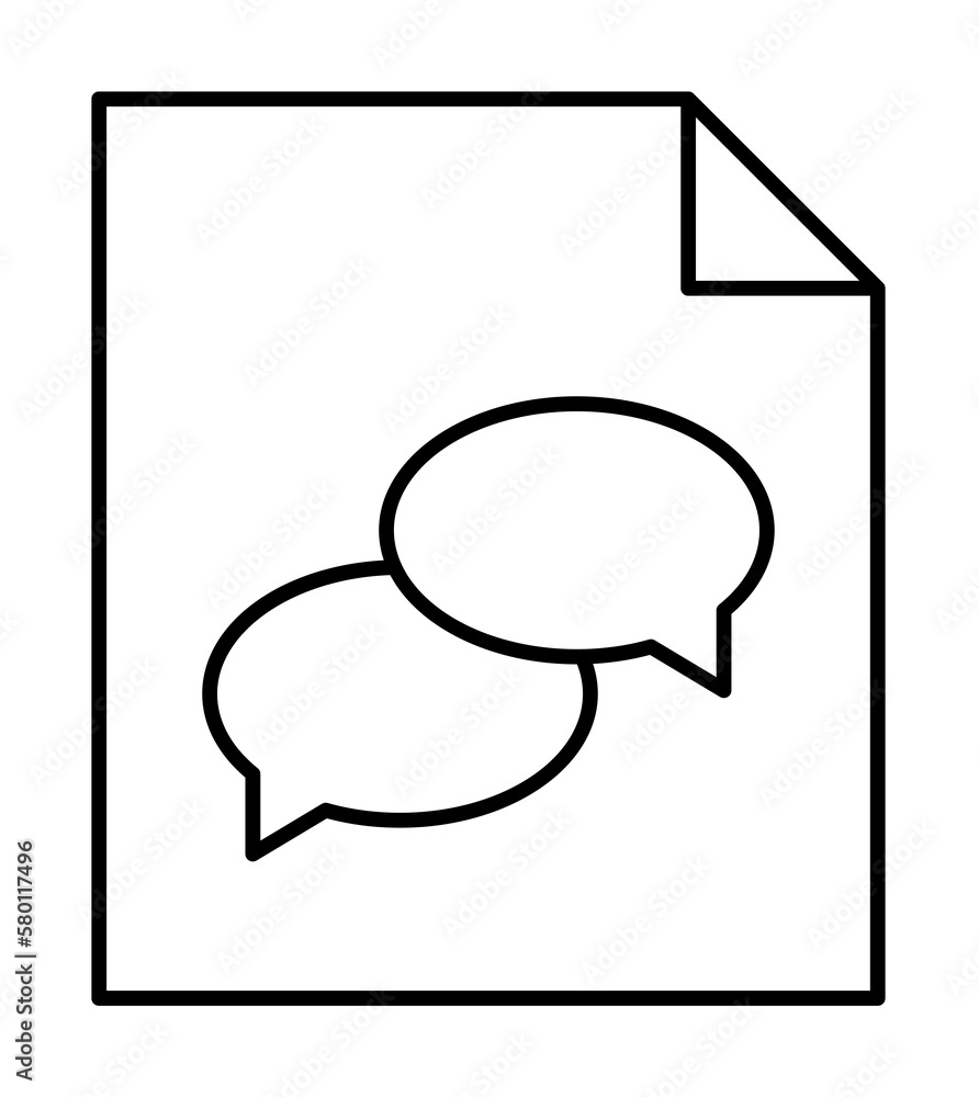 Poster file, paper, seo icon. simple line, outline elements of commerce icons for ui and ux, website or mob