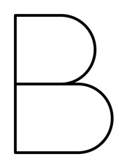 bold, format, strong icon. Element of text and sign for mobile concept and web apps icon. Thin line icon for website design and development on white background welcome background