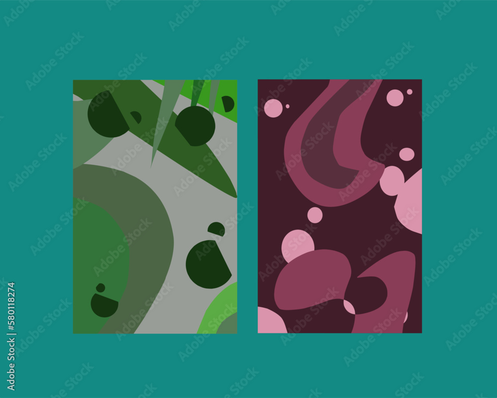 Poster abstract background design with colorful concept for design banner, template design, web or internet