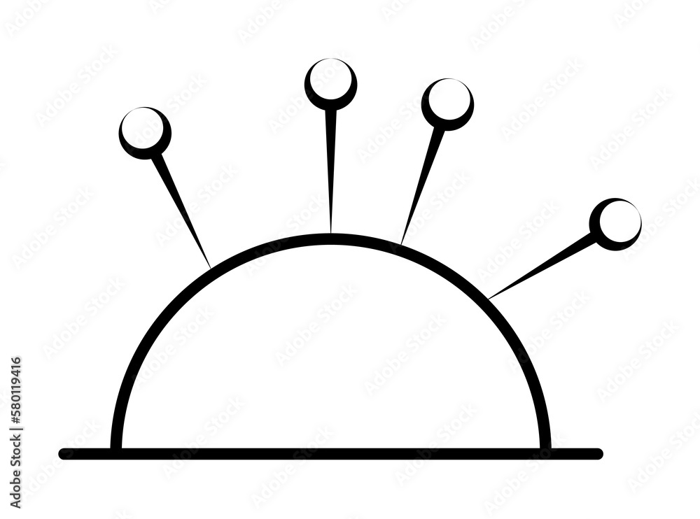 Poster acupuncture icon. element of alternative medicine icon for mobile concept and web apps. thin line ac
