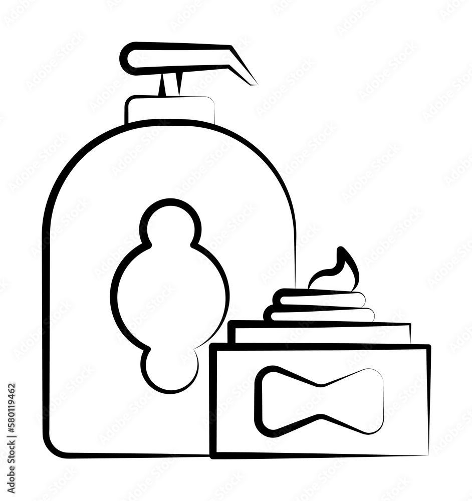 Poster cream for alternative medicine icon. element of alternative medicine icon for mobile concept and web