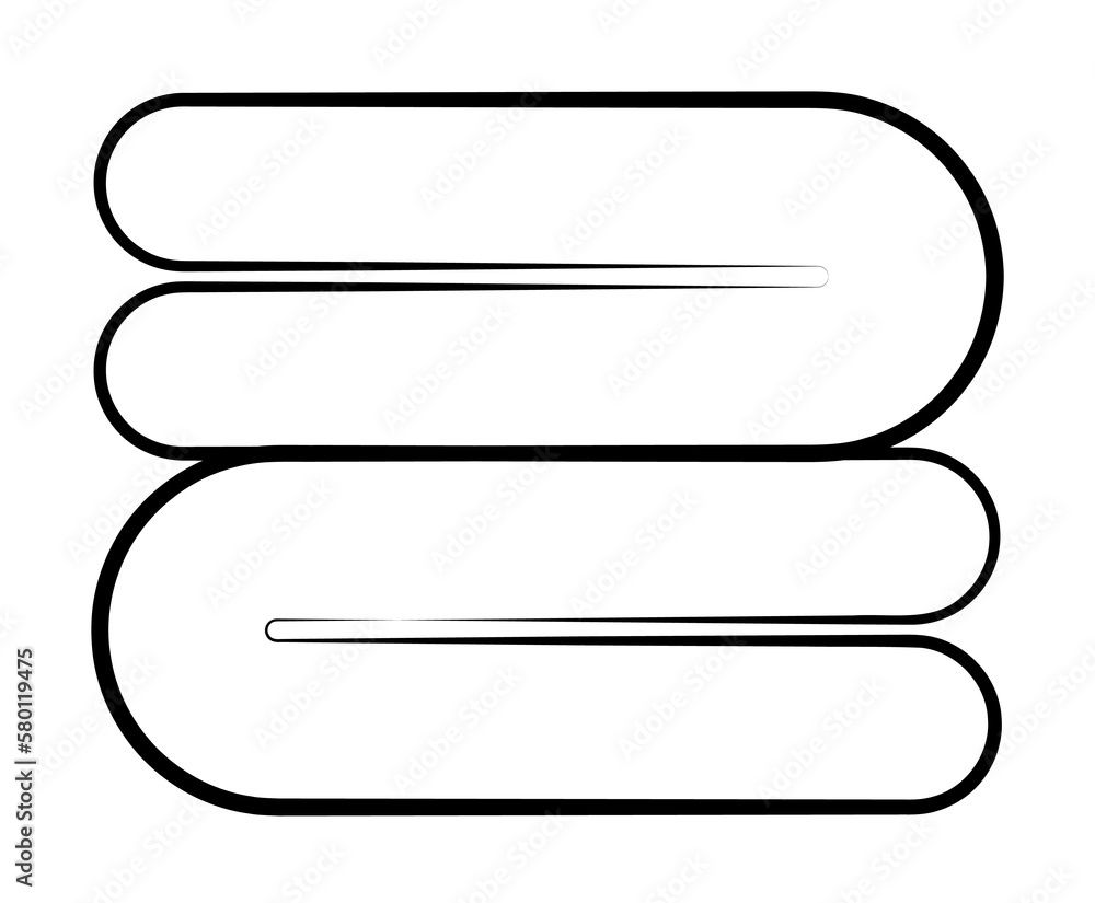 Poster towels icon. element of alternative medicine icon for mobile concept and web apps. thin line towels 