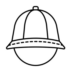 safari, hat icon. Simple line, outline elements of archeology for ui and ux, website or mobile application on white background