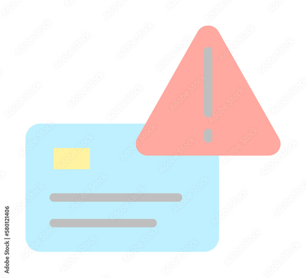 Poster card danger sign icon. simple color elements of bankruptcy icons for ui and ux, website or mobile ap