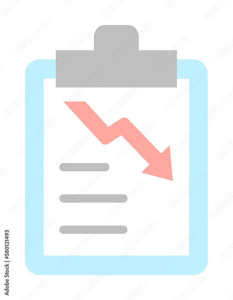 Poster document chat arrow icon. simple color elements of bankruptcy icons for ui and ux, website or mobile
