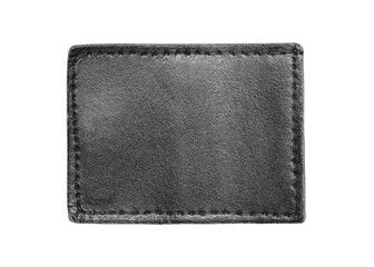 Blank jeans label isolated