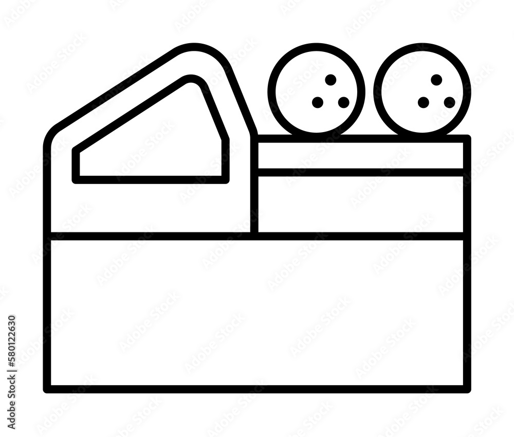 Aufkleber bowling balls icon. simple line, outline elements of prize icons for ui and ux, website or mobile ap