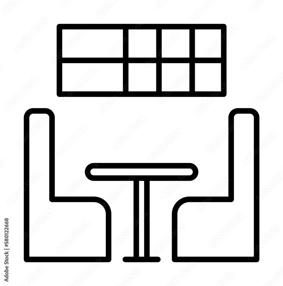 Poster bar bowling icon. simple line, outline elements of prize icons for ui and ux, website or mobile appl