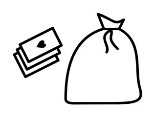 Cards, casino icon. Element of casino icon on white background