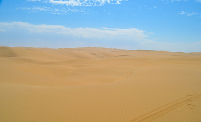 sand dunes in the desert