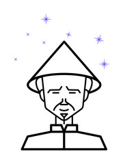 Asia, human, China culture icon. Element of China culture icon. Thin line icon for website design and development, app development. Premium icon on white background